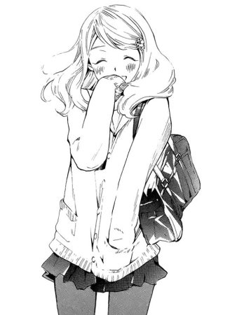 Аниме черно белое