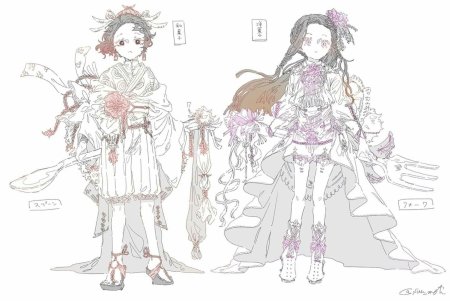 Клинок рассекающий демонов референсы