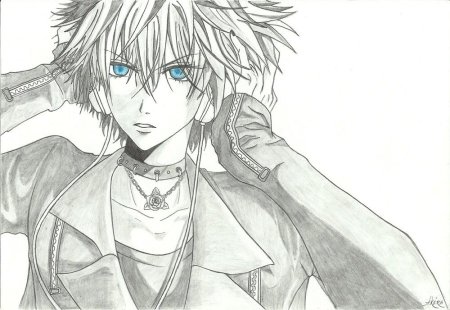 Рисунки аниме парней