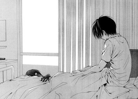 Депрессивный парень арт