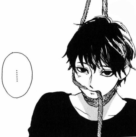 Аниме парень с опущенной головой