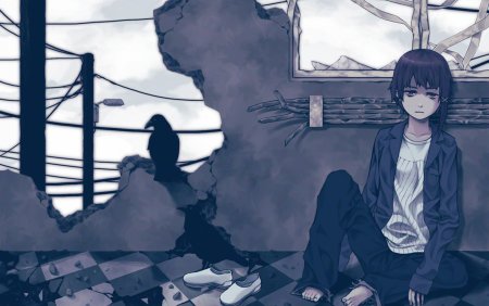 Грустный арт