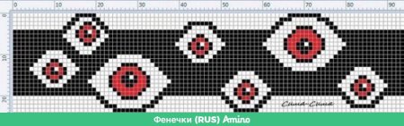 Схемы для плетения фенечек прямым плетением