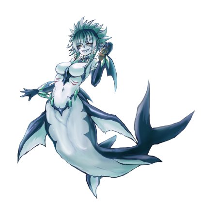 Monster girl Encyclopedia акула