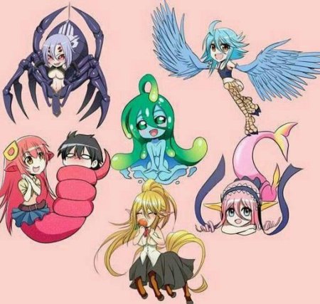 Monster girl (anime) Ламия