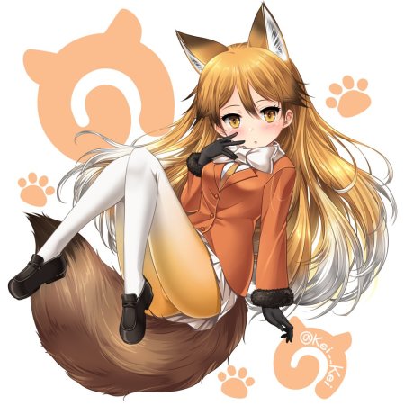 Китсуне Lolli Фокс Kemono