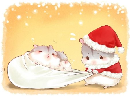 Милые новогодние рисунки