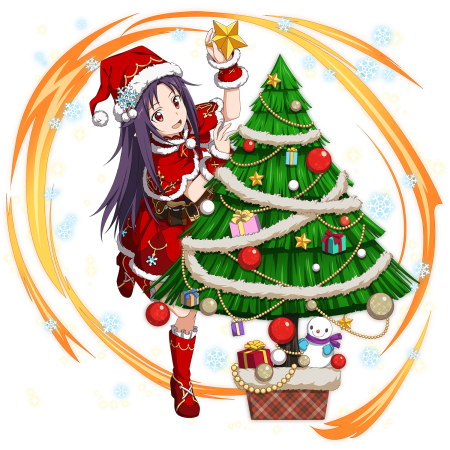 Новогодняя елка аниме