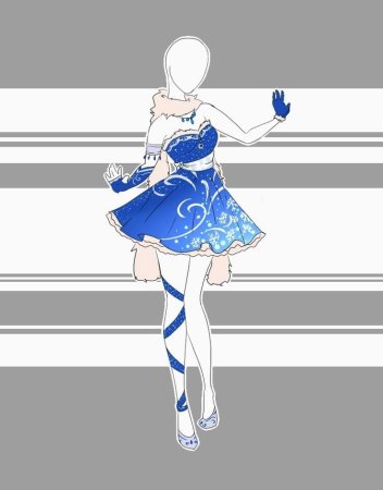 Аниме Наряды для девушек