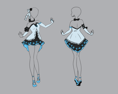 Одежда для рисования девушек