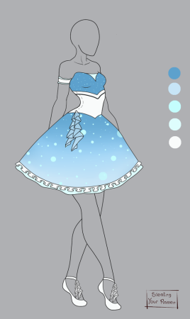 Красивые платья для рисования