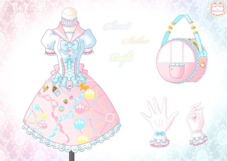 Милое платье для рисования