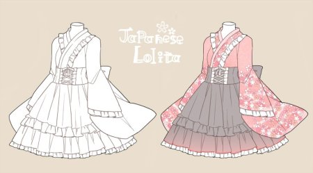 Японские платья референс