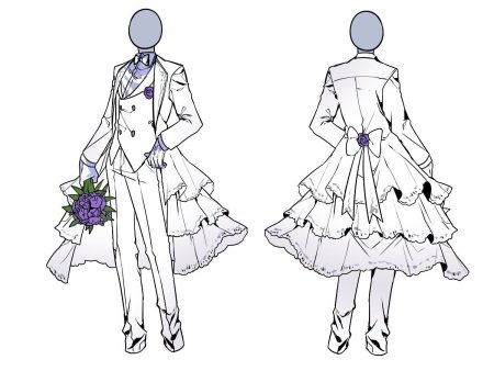 Платье аниме