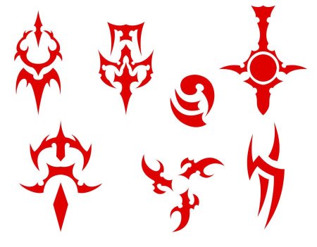 Символы из аниме