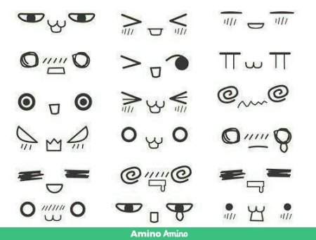 Мордочки символами