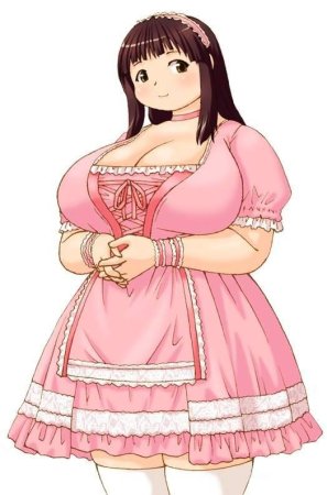 Аниме девушка с пышными формами