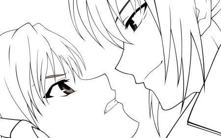 Заготовки для рисования аниме