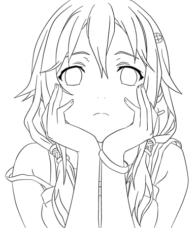 Аниме для обрисовки