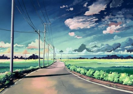 Дорога мультяшная