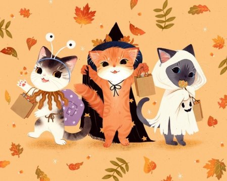 Котики арты