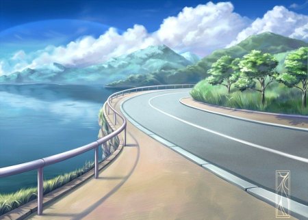 Рисовка Макото Синкая