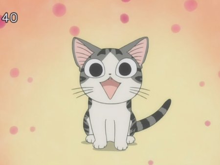 Аниме кот Чии арт