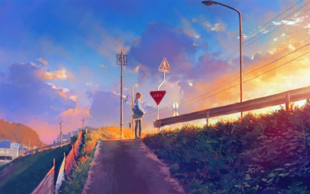 Аниме уходит в даль