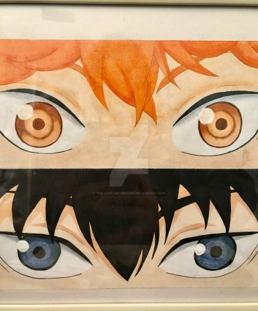 Haikyuu Hinata глаза