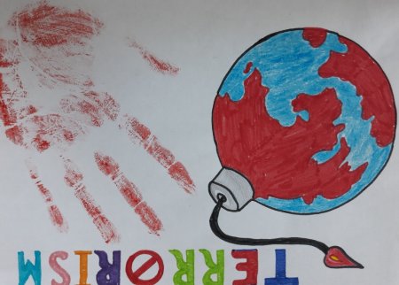 Конкурс рисунков дети против террора