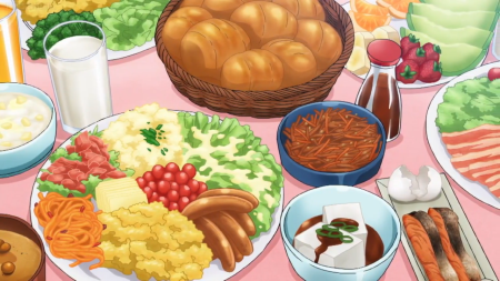 Аниме здоровая пища