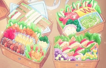 Аниме еда пикник