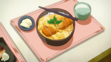 Кацудон аниме еда