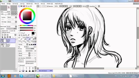 Рисование в САИ на графическом планшете