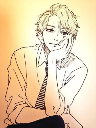 Раскраска аниме мальчики красивые