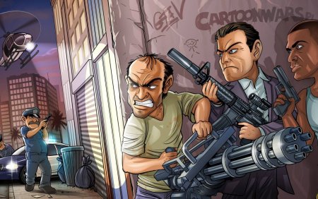 ГТА Тревор и снайпер