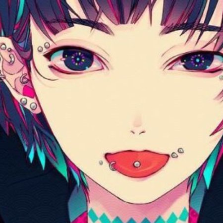 Аниме девочки с пирсингом