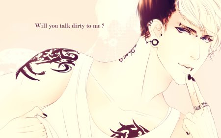 Аниме парни с пирсингом