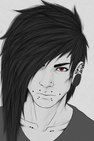 Аниме парни с длинной челкой