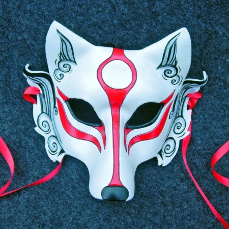 Японский волк Аматерасу маска