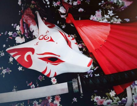 Маска Тенгу клинок рассекающий демонов