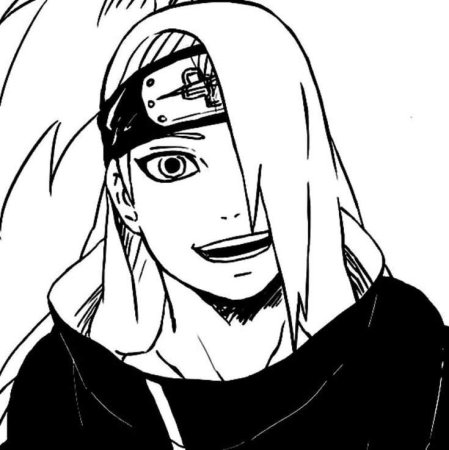 Манга Наруто Дейдара