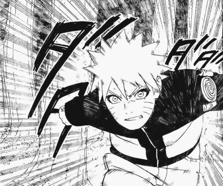 Наруто Манга Наруто в режиме отшельника