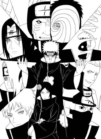 Наруто Манга Акацуки Итачи