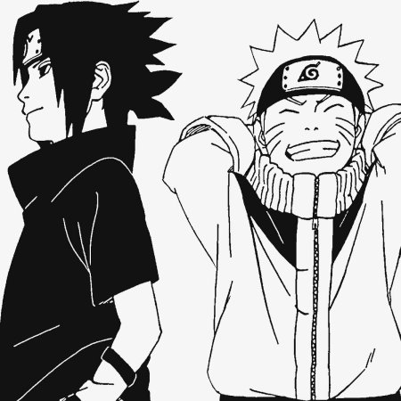 Наруто Манга Наруто и Саске