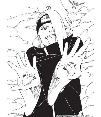 Манга Акацуки Дейдара