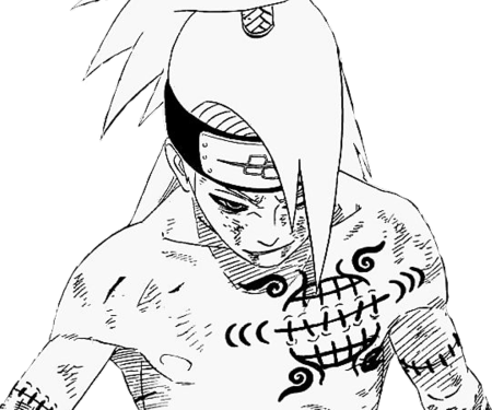 Наруто Манга Дейдара Наруто