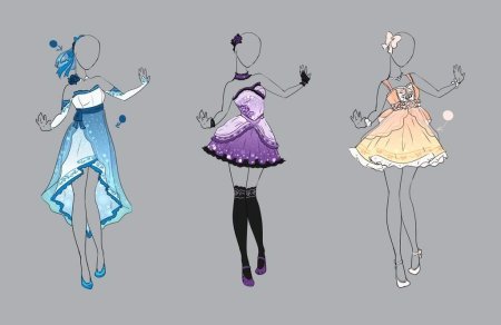 Наряды для рисования