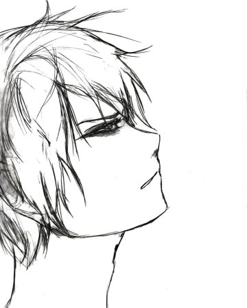 Аниме рисунки карандашом