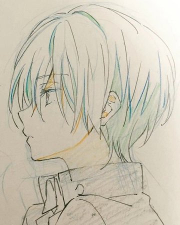 Скетчи аниме парней